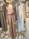 Summer Casual Three Piece Co-Ord Sets of Shirts Camisole and Trousers